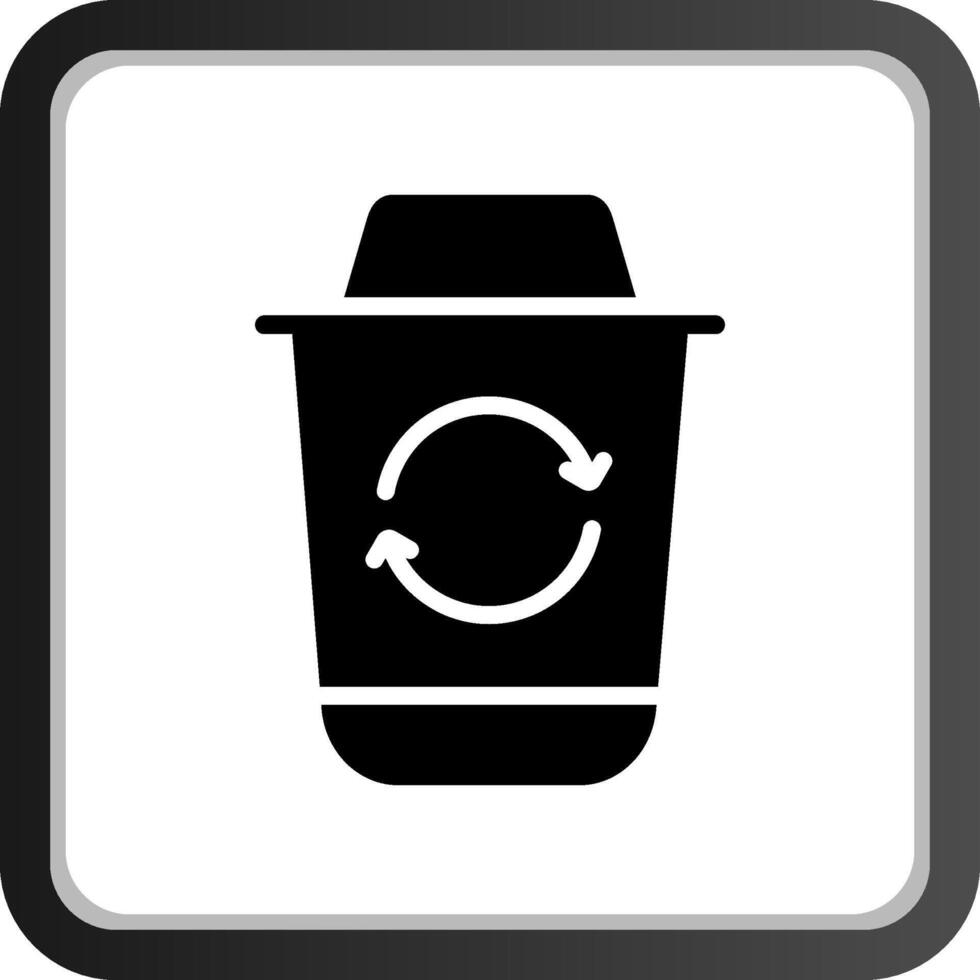 Recycle Bin Creative Icon Design vector