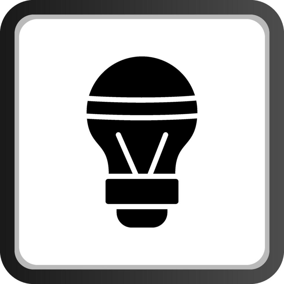 LED Bulb Creative Icon Design vector