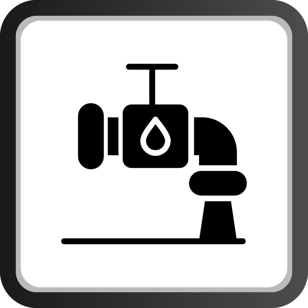 diseño de icono creativo de grifo de agua vector