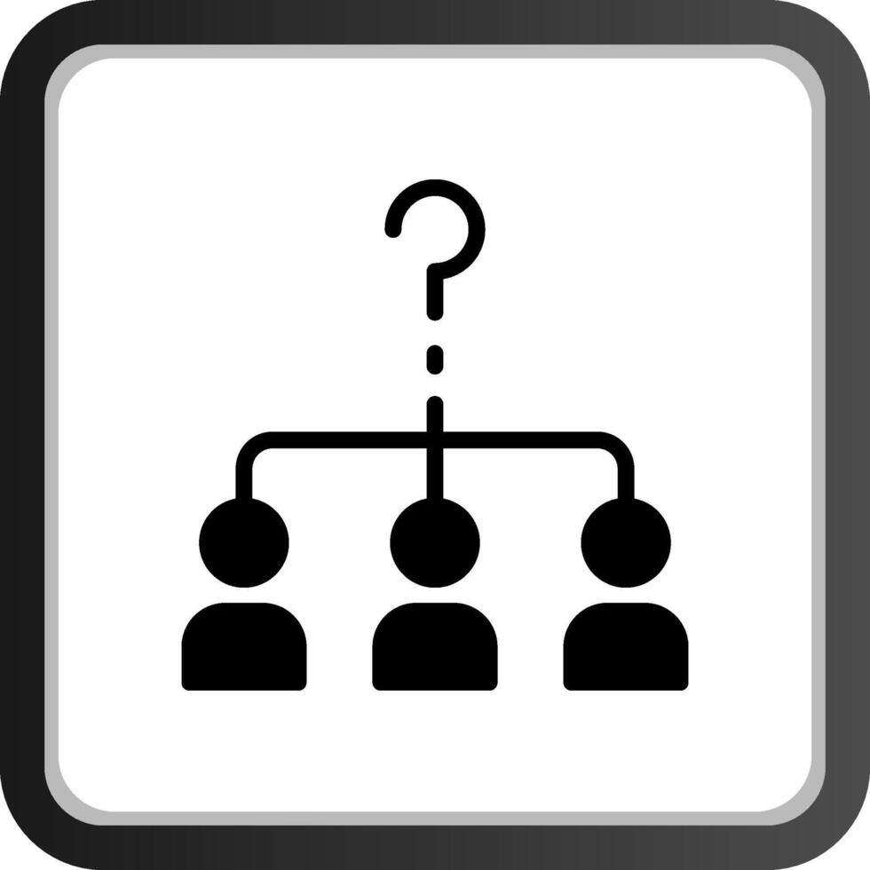 Applicants Screening Creative Icon Design vector