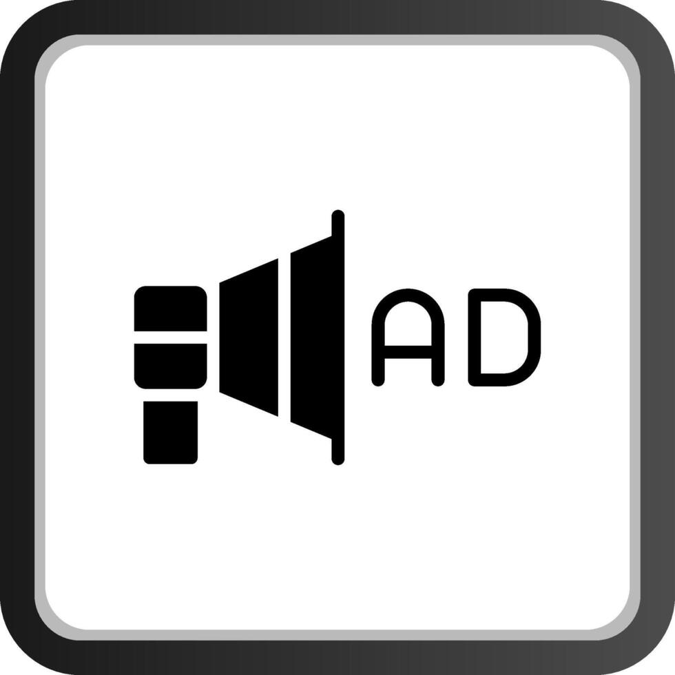 anuncio Campaña creativo icono diseño vector