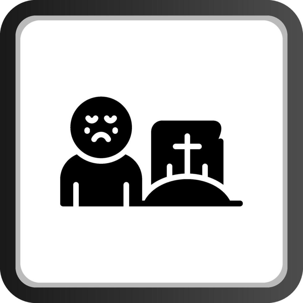 Grave Creative Icon Design vector