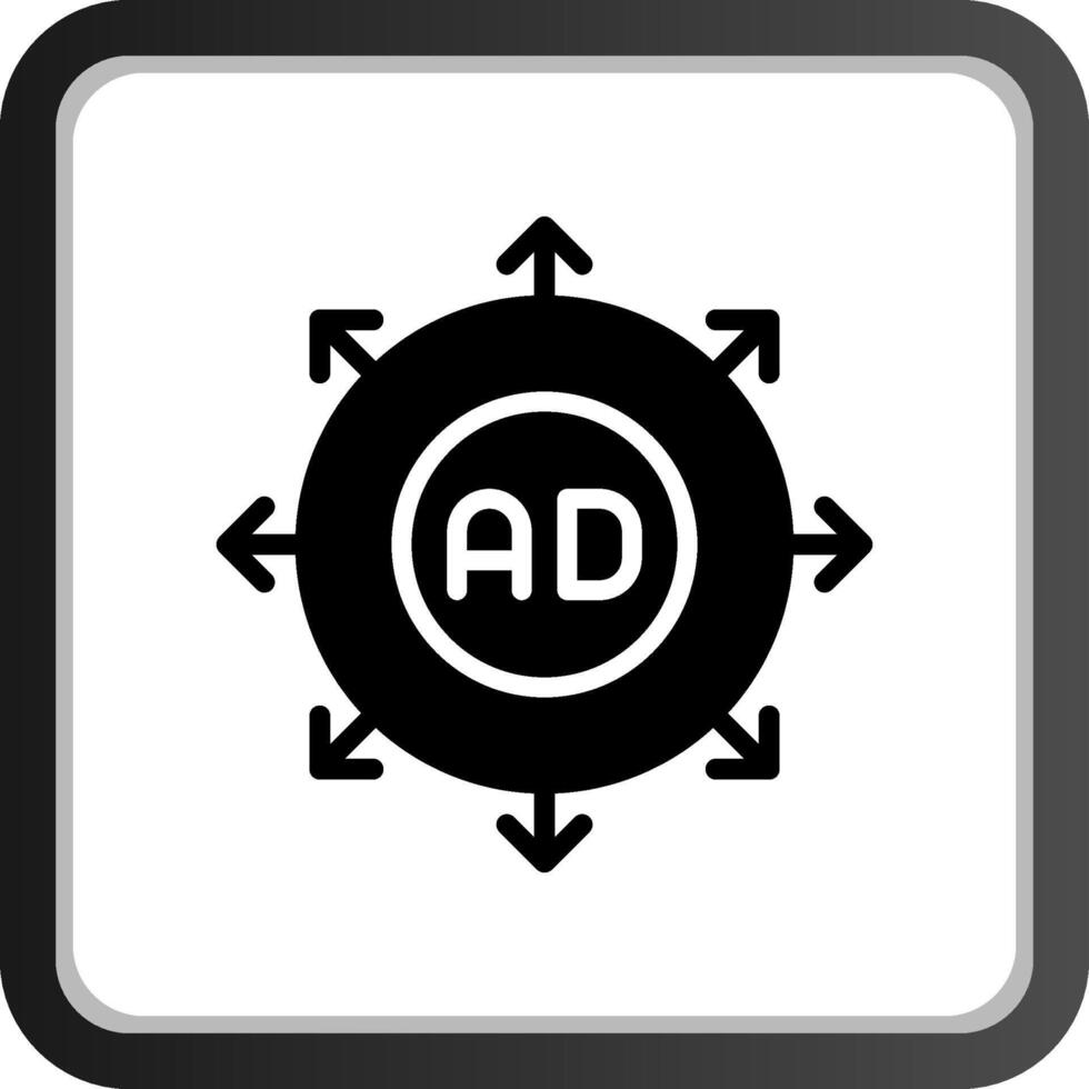 Advertising Submission Creative Icon Design vector