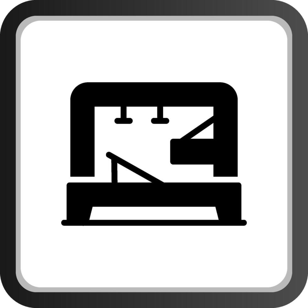 Pilates Tower Creative Icon Design vector