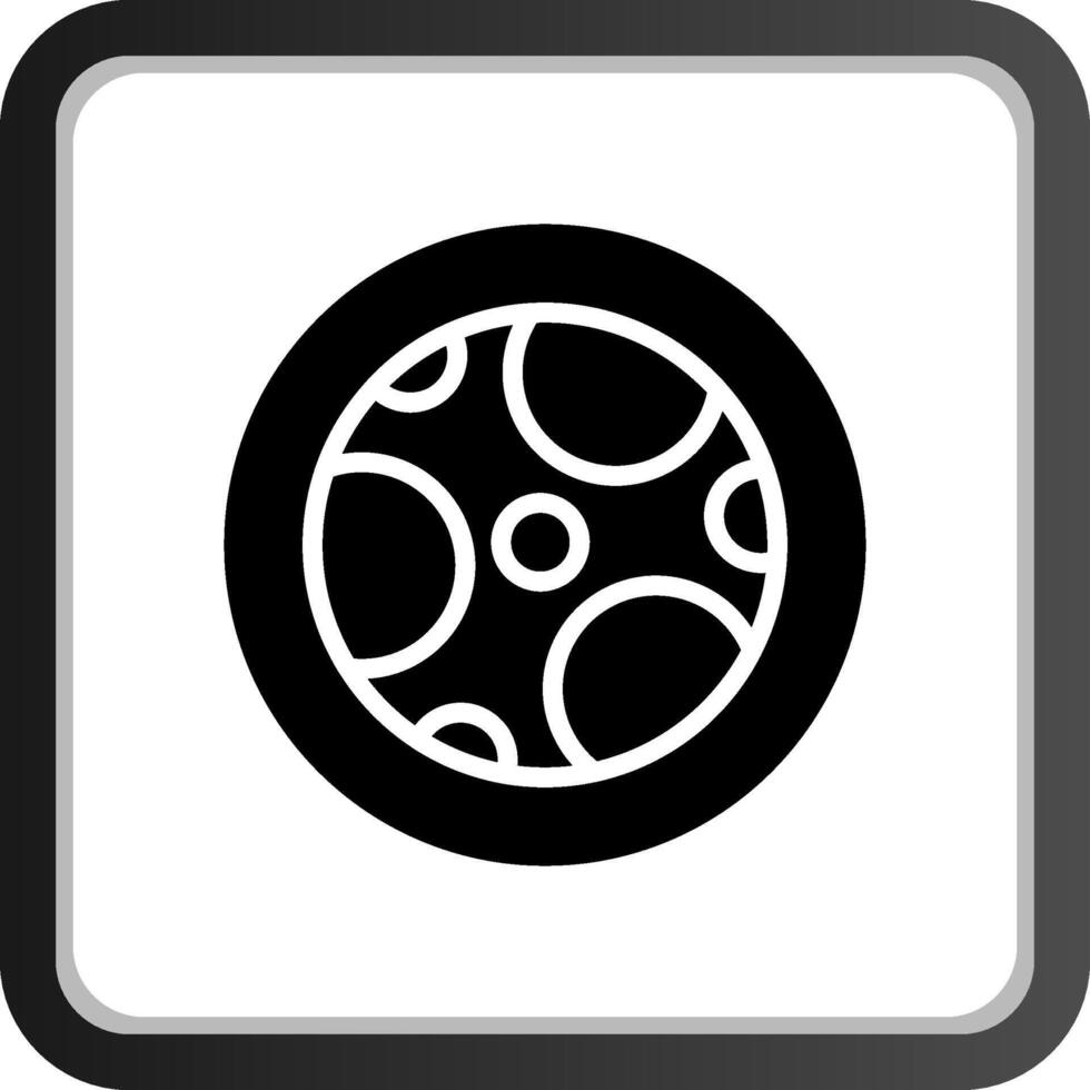 diseño de icono creativo de luna llena vector