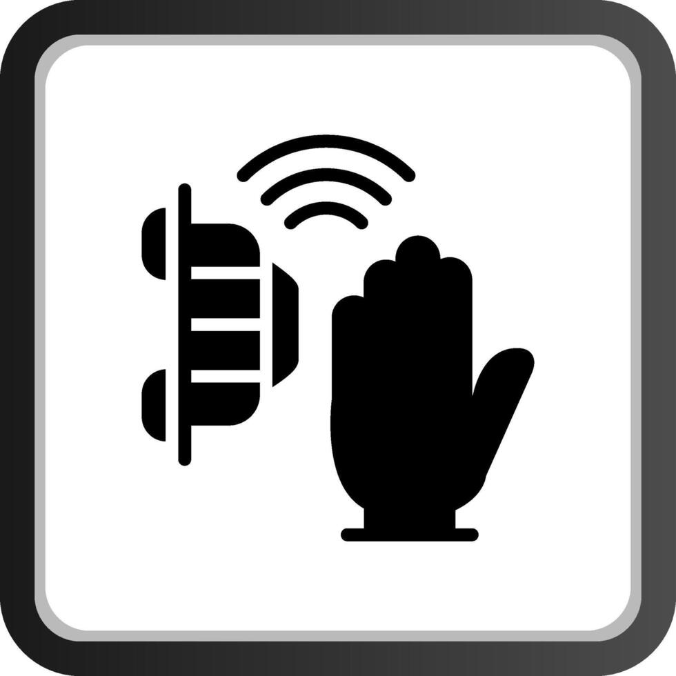 Motion Sensor Creative Icon Design vector