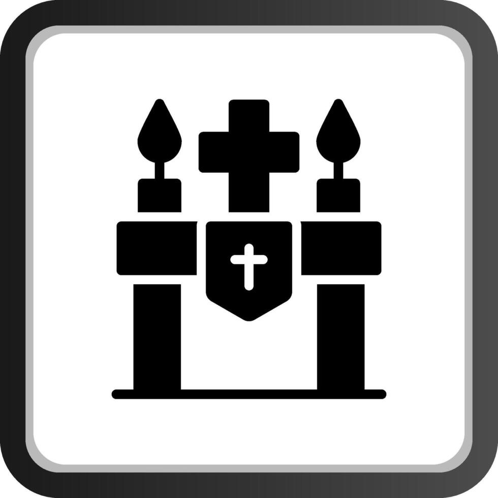 Altar Creative Icon Design vector