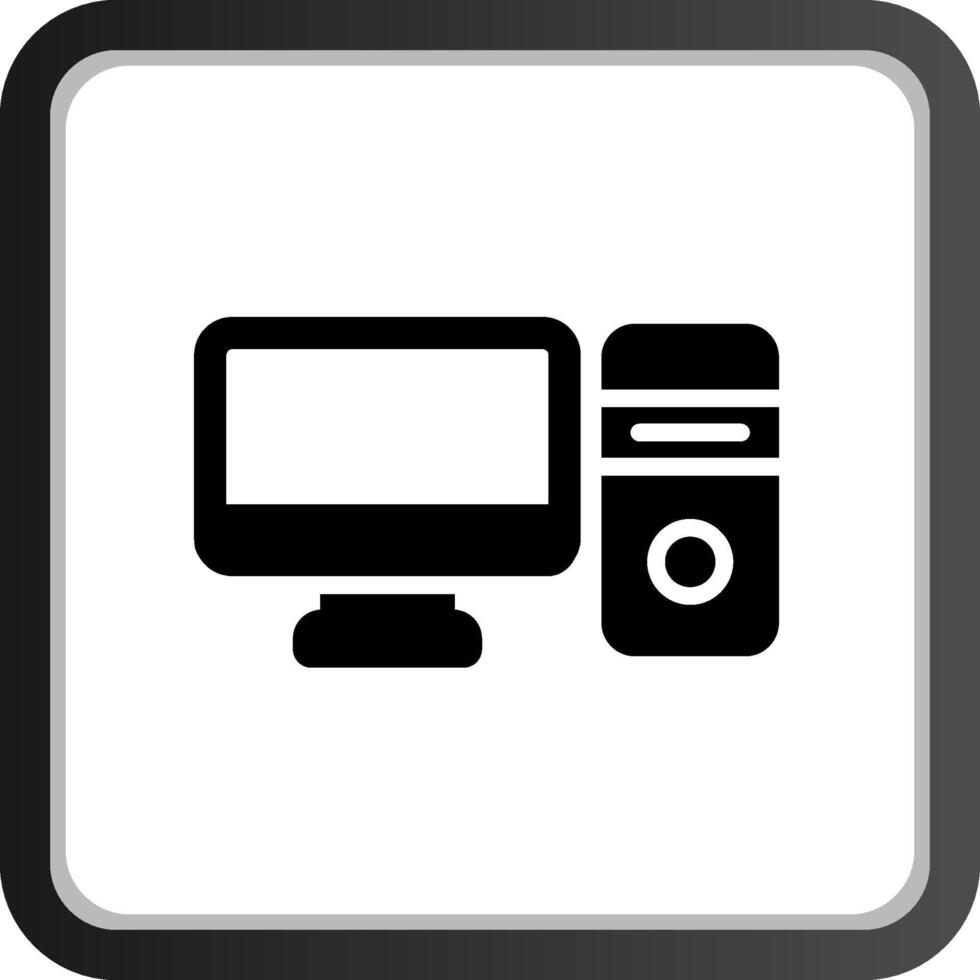 Computer Creative Icon Design vector