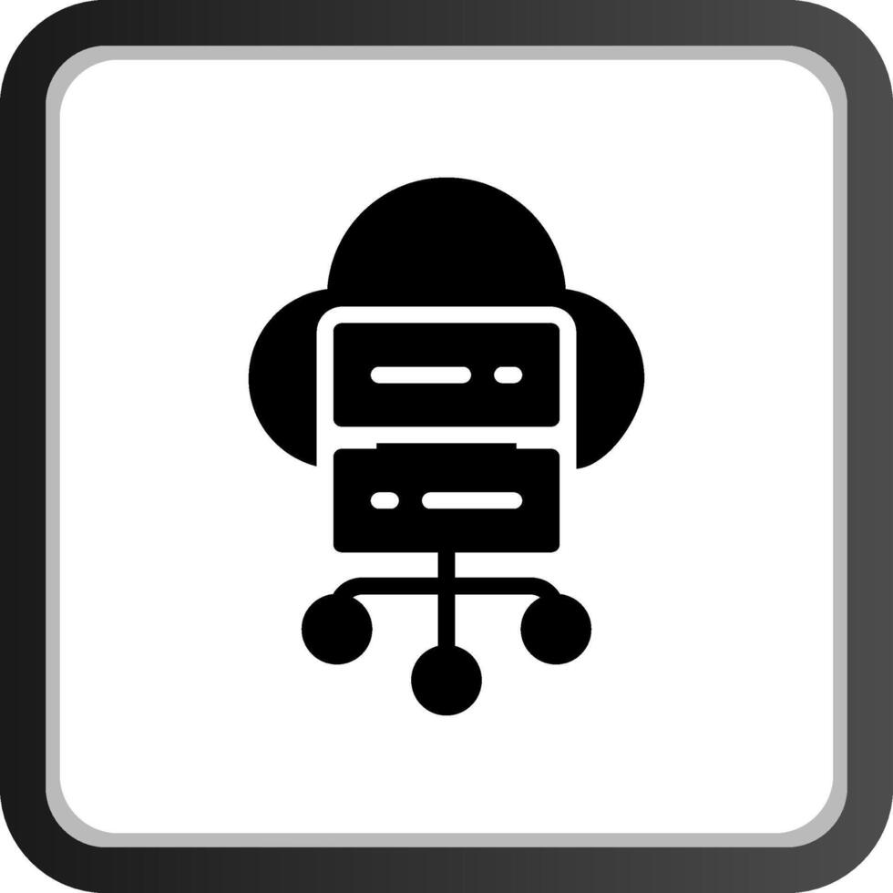 diseño de icono creativo de nube vector