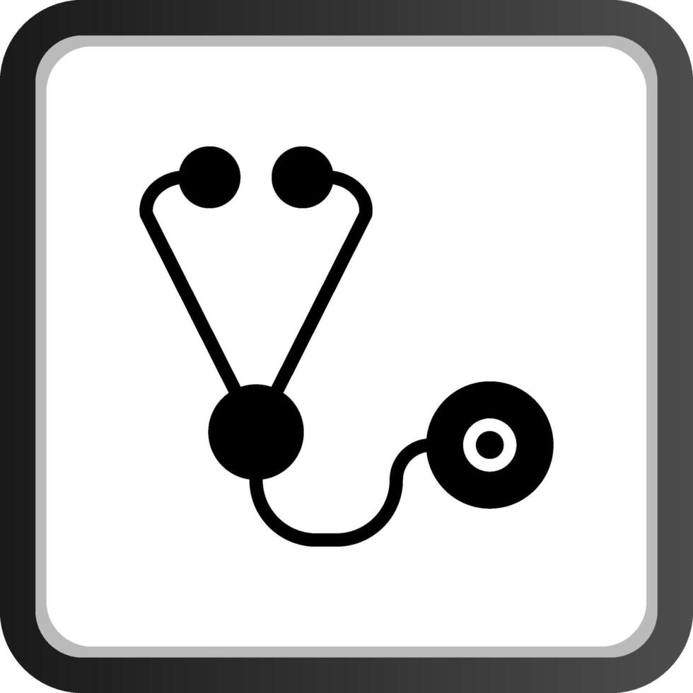 Stethoscope Creative Icon Design vector