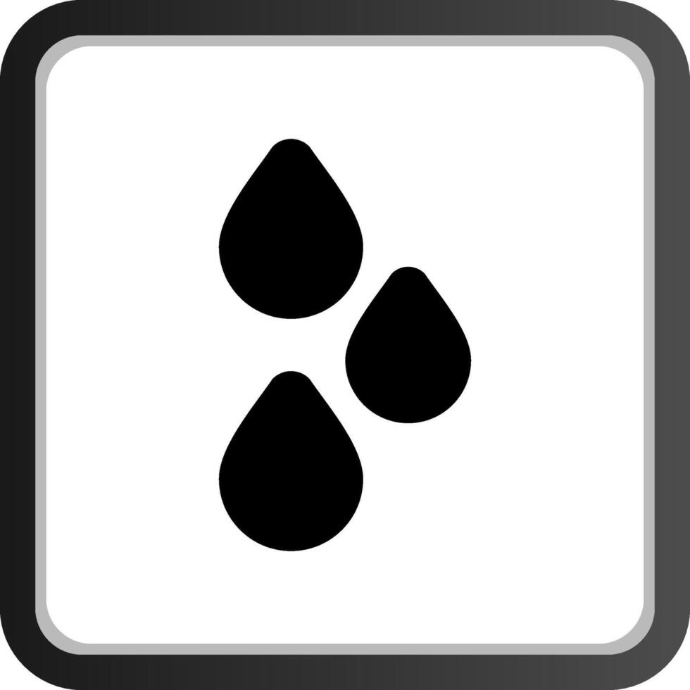 Raindrops Creative Icon Design vector