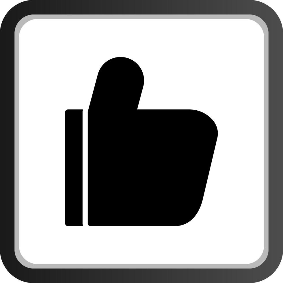 Thumbs-Up Creative Icon Design vector