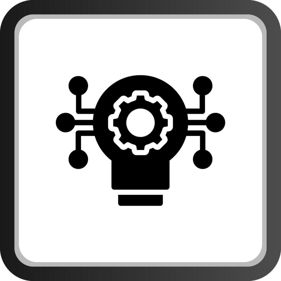 Technology Disruption Creative Icon Design vector