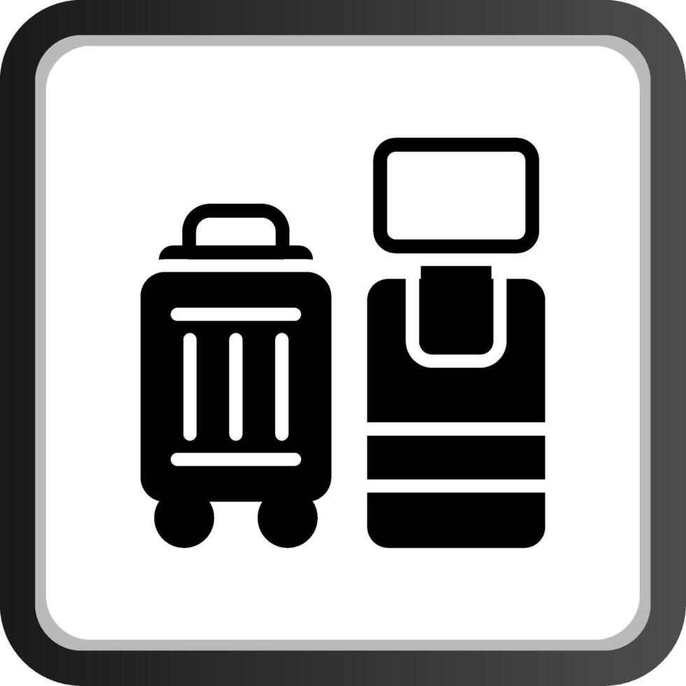 Self Check In Creative Icon Design vector