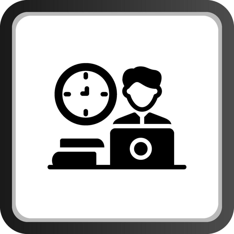 glyph Gradient Box Design vector
