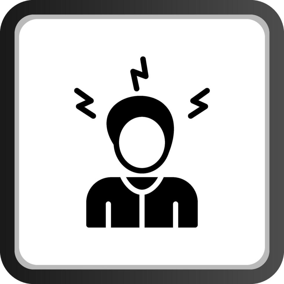 Stress Creative Icon Design vector