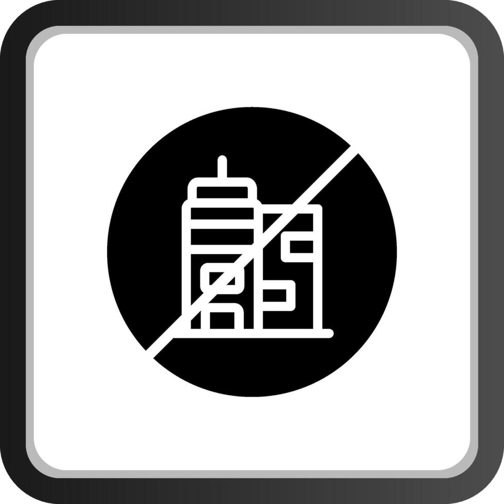 No Commute Creative Icon Design vector