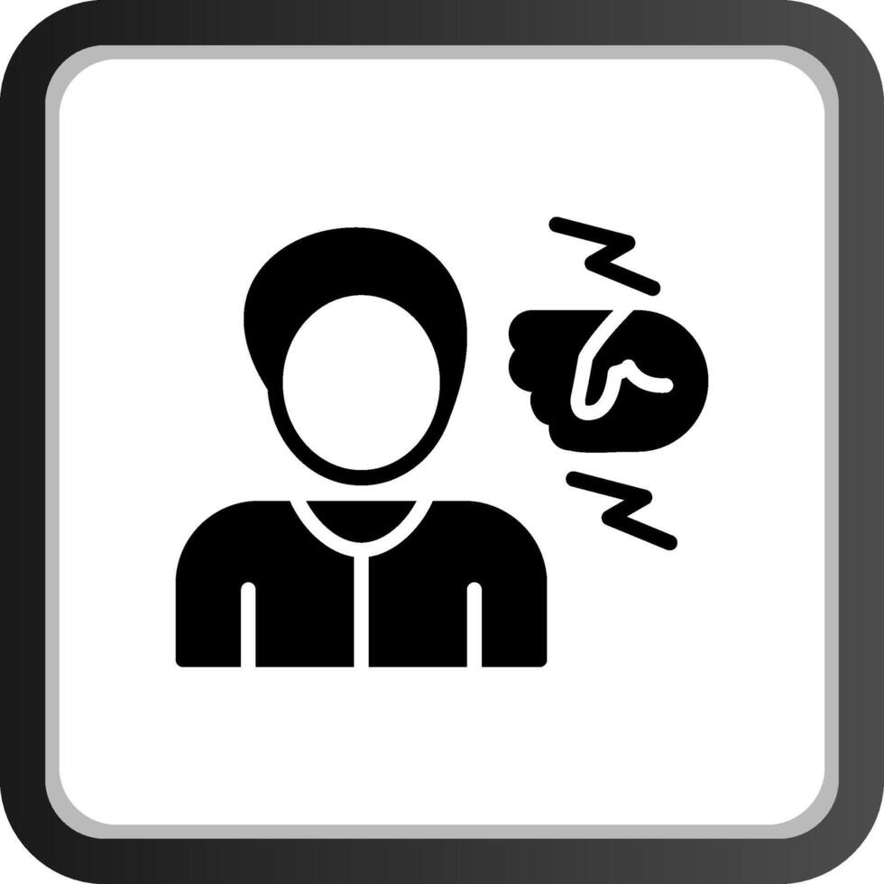 Peer Pressure Creative Icon Design vector