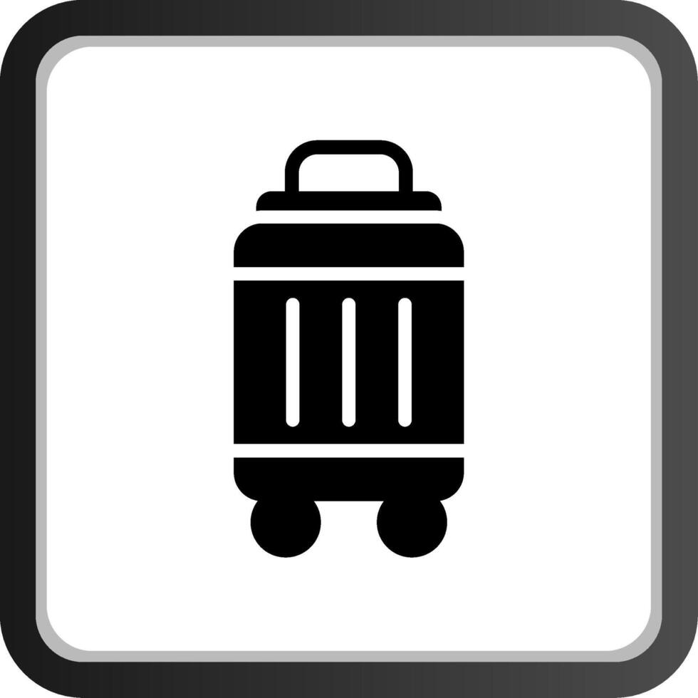 Bag Drop Kiosk Creative Icon Design vector