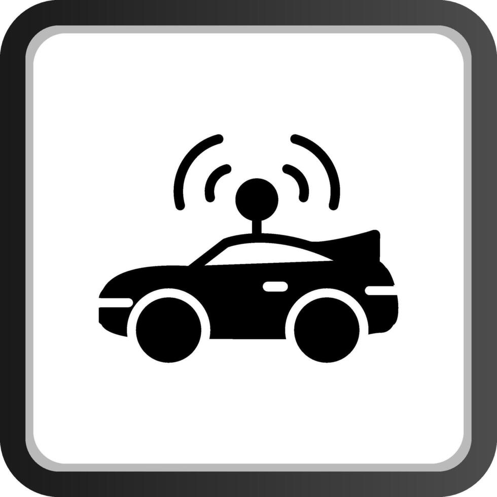 Autonomous Vehicle Creative Icon Design vector