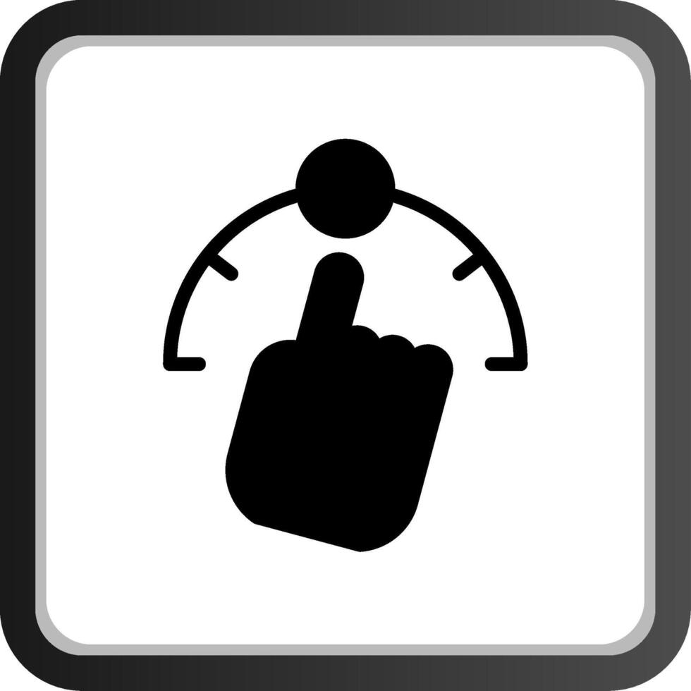 Gesture Control Creative Icon Design vector