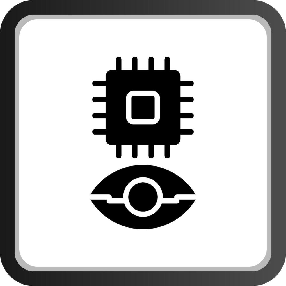 Eye Augmentation Creative Icon Design vector