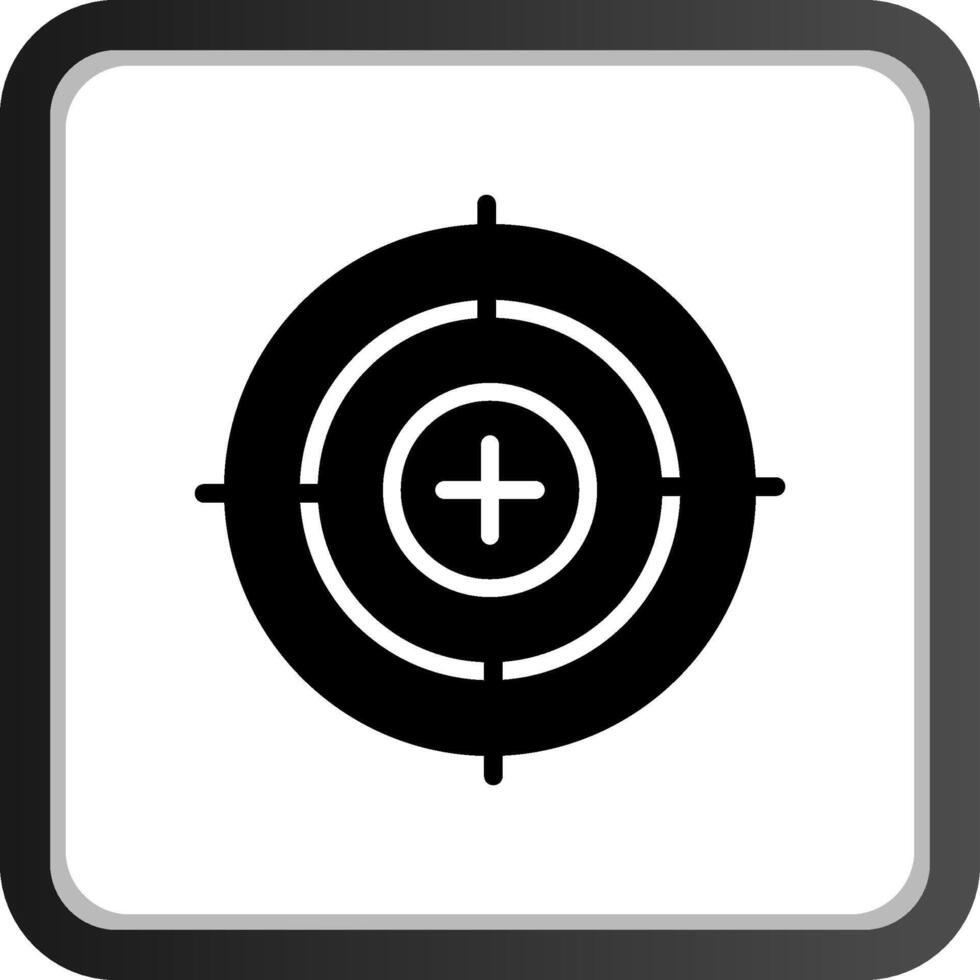Crosshair Creative Icon Design vector
