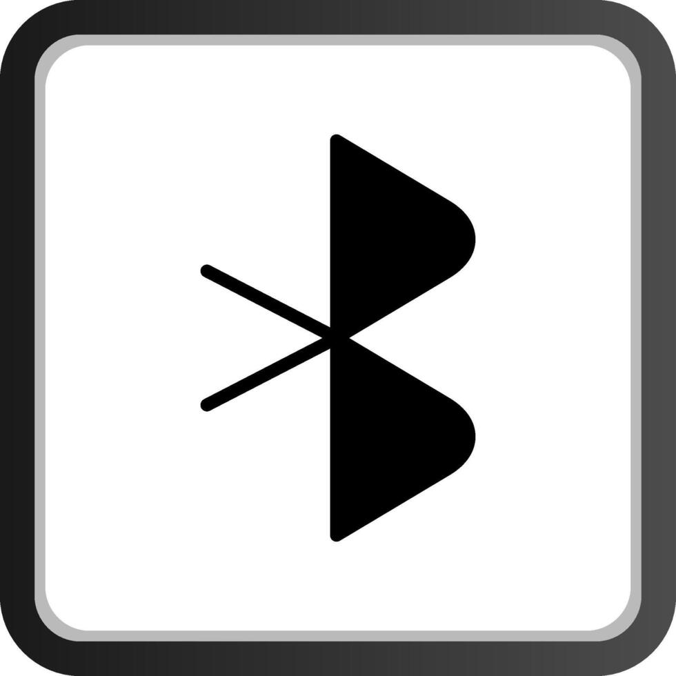 diseño de icono creativo bluetooth vector