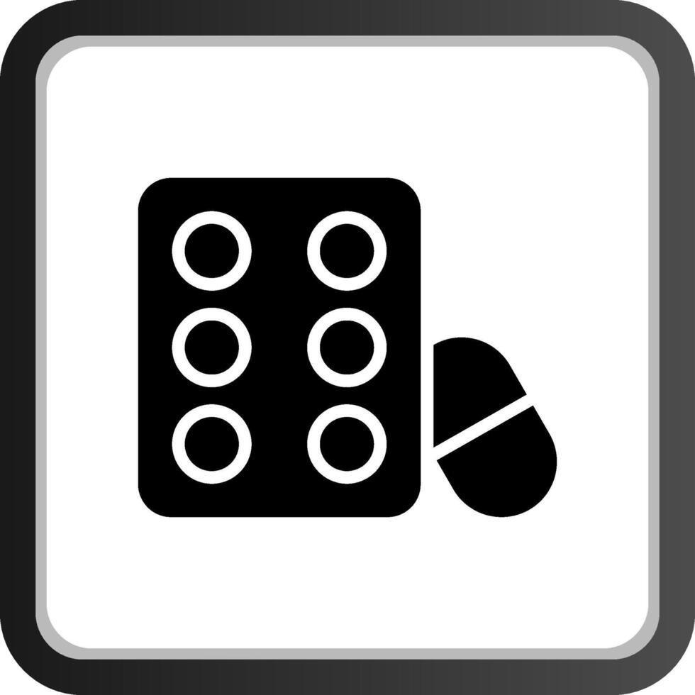 Pills Creative Icon Design vector