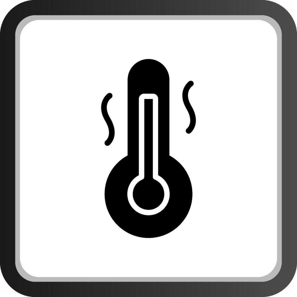 Hot Temperature Creative Icon Design vector