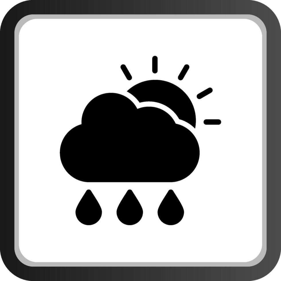 Rain Creative Icon Design vector