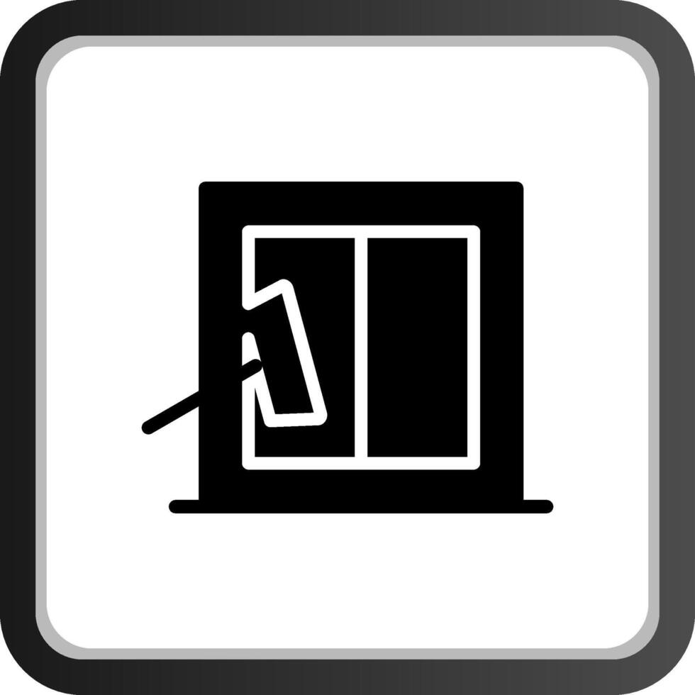 Glass Cleaning Creative Icon Design vector