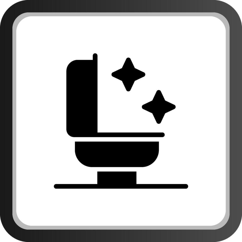 Bathroom Cleaning Creative Icon Design vector