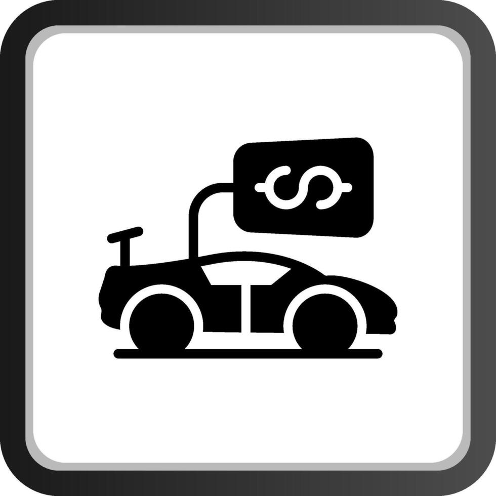 Vehicle Sales Creative Icon Design vector