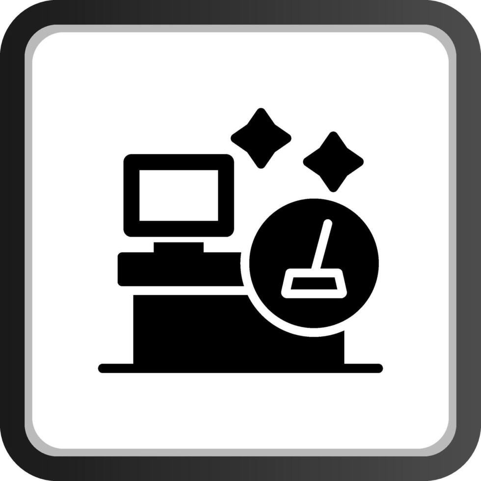 Office Cleaning Creative Icon Design vector