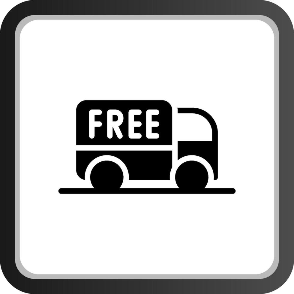 Free Delivery Creative Icon Design vector