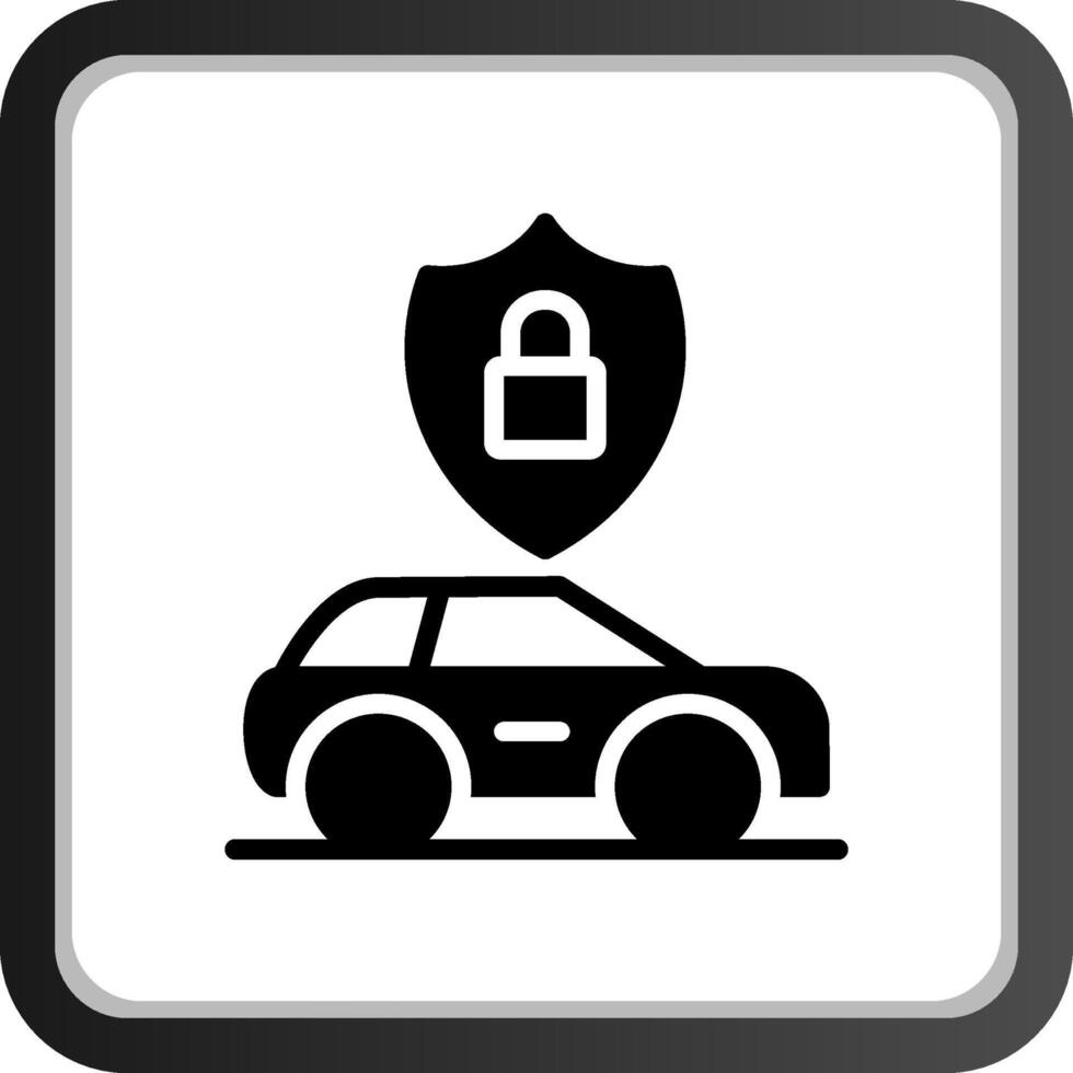 Anti Theft System Creative Icon Design vector