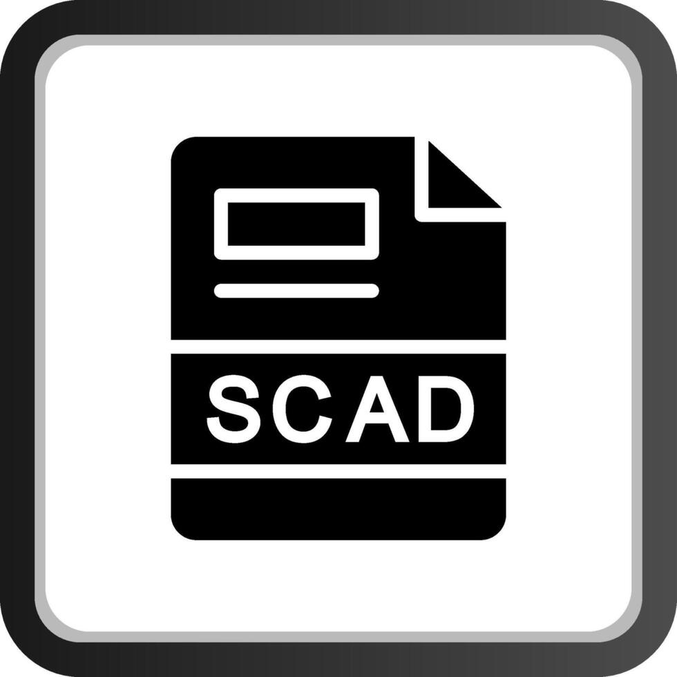 scad creativo icono diseño vector