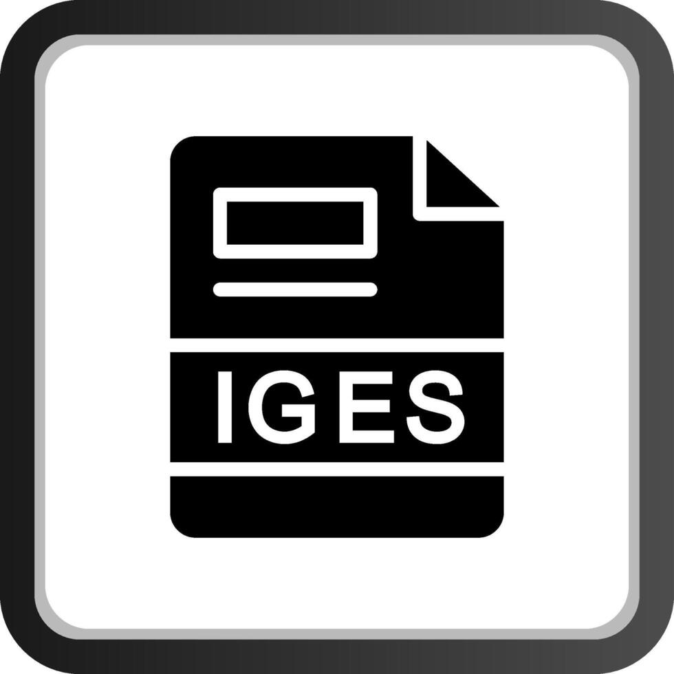 IGES Creative Icon Design vector