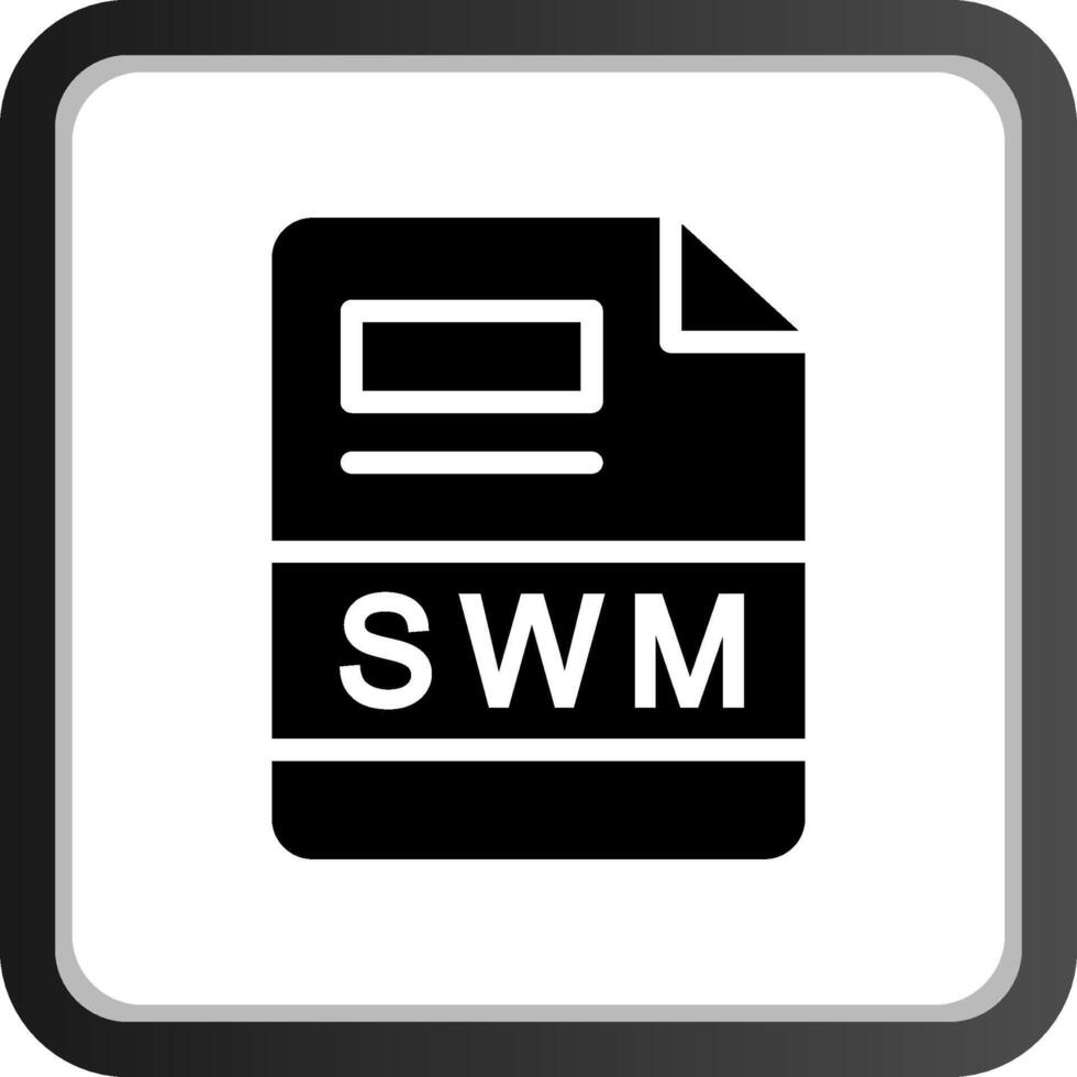 SWM Creative Icon Design vector