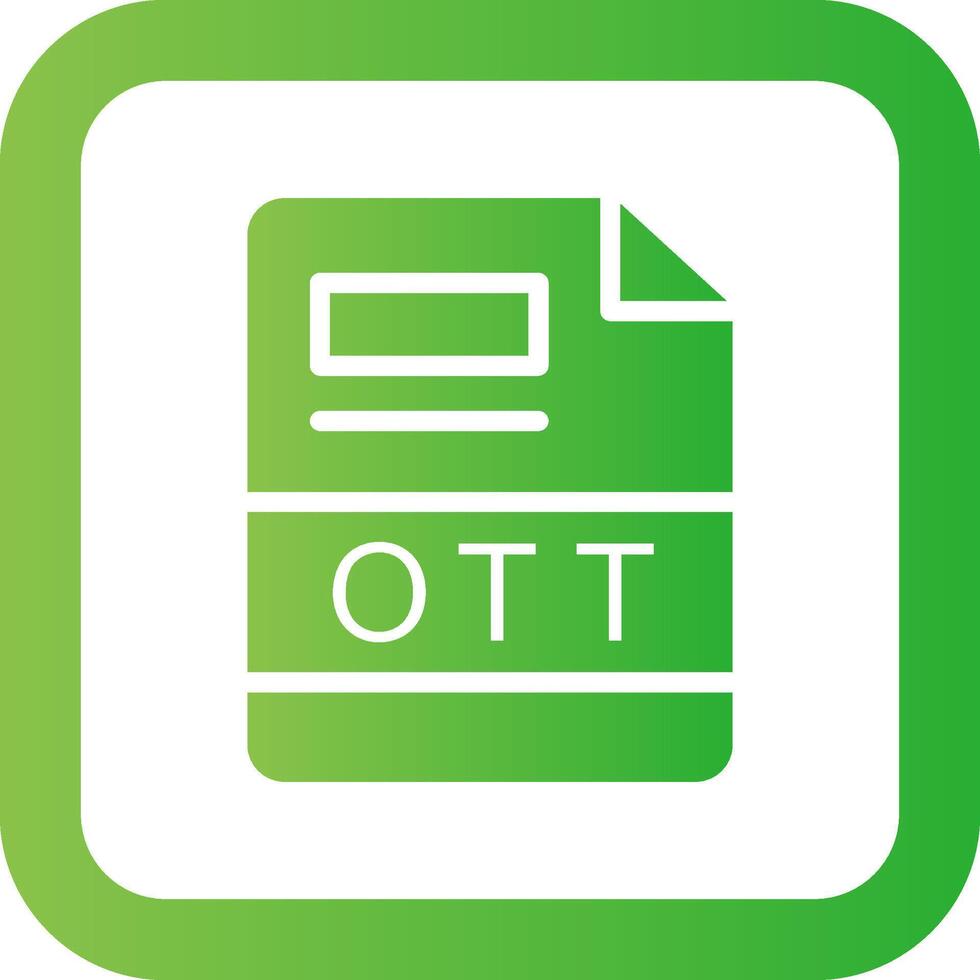 OTT Creative Icon Design vector