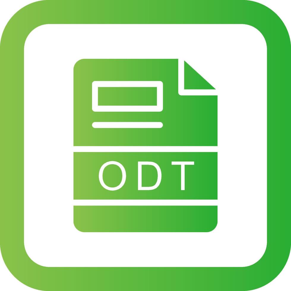 ODT Creative Icon Design vector