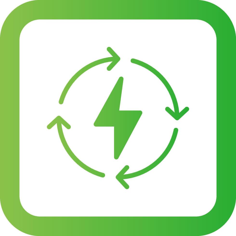 Renewable Energy Creative Icon Design vector