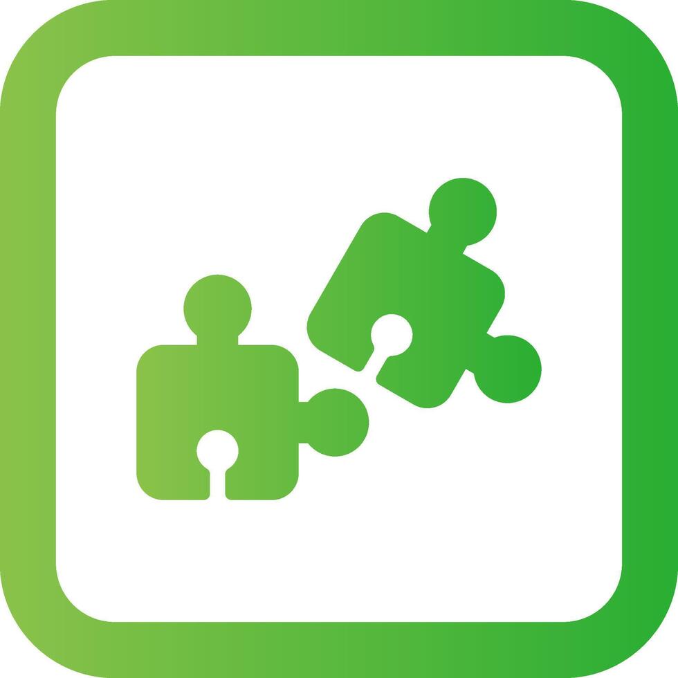 Puzzle Piece Creative Icon Design vector