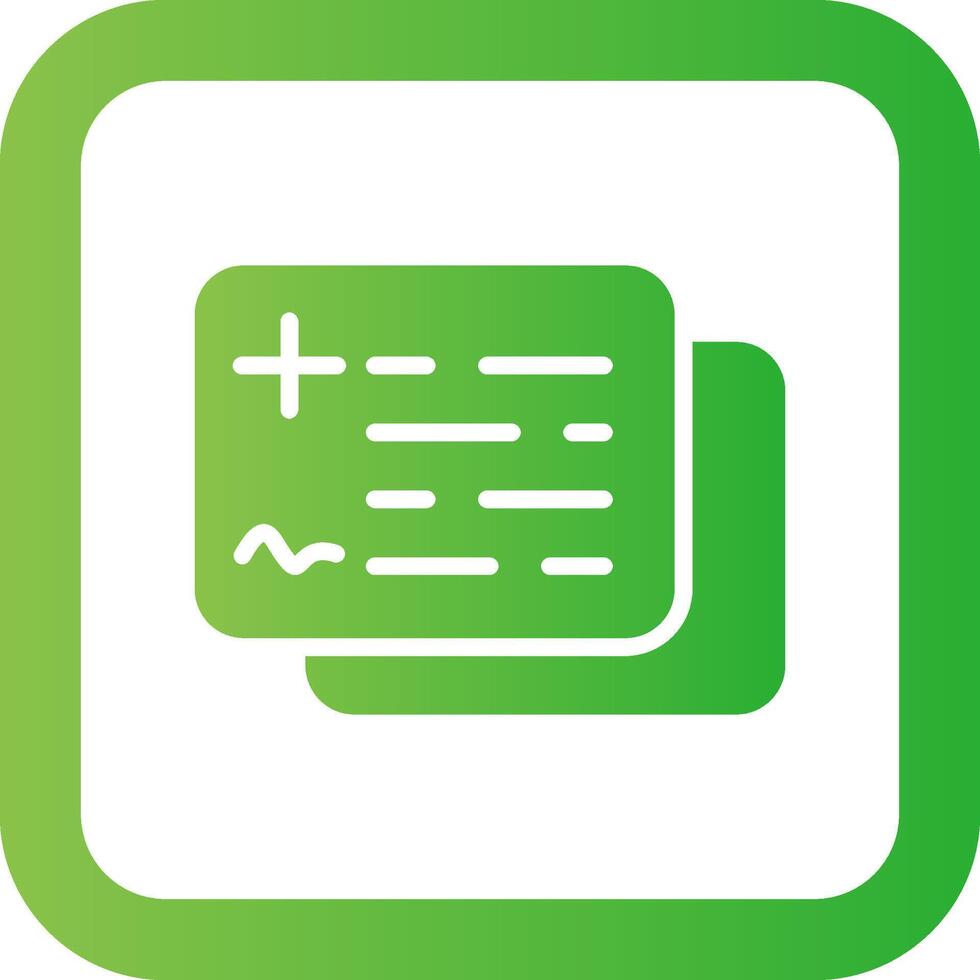 Prescription Creative Icon Design vector