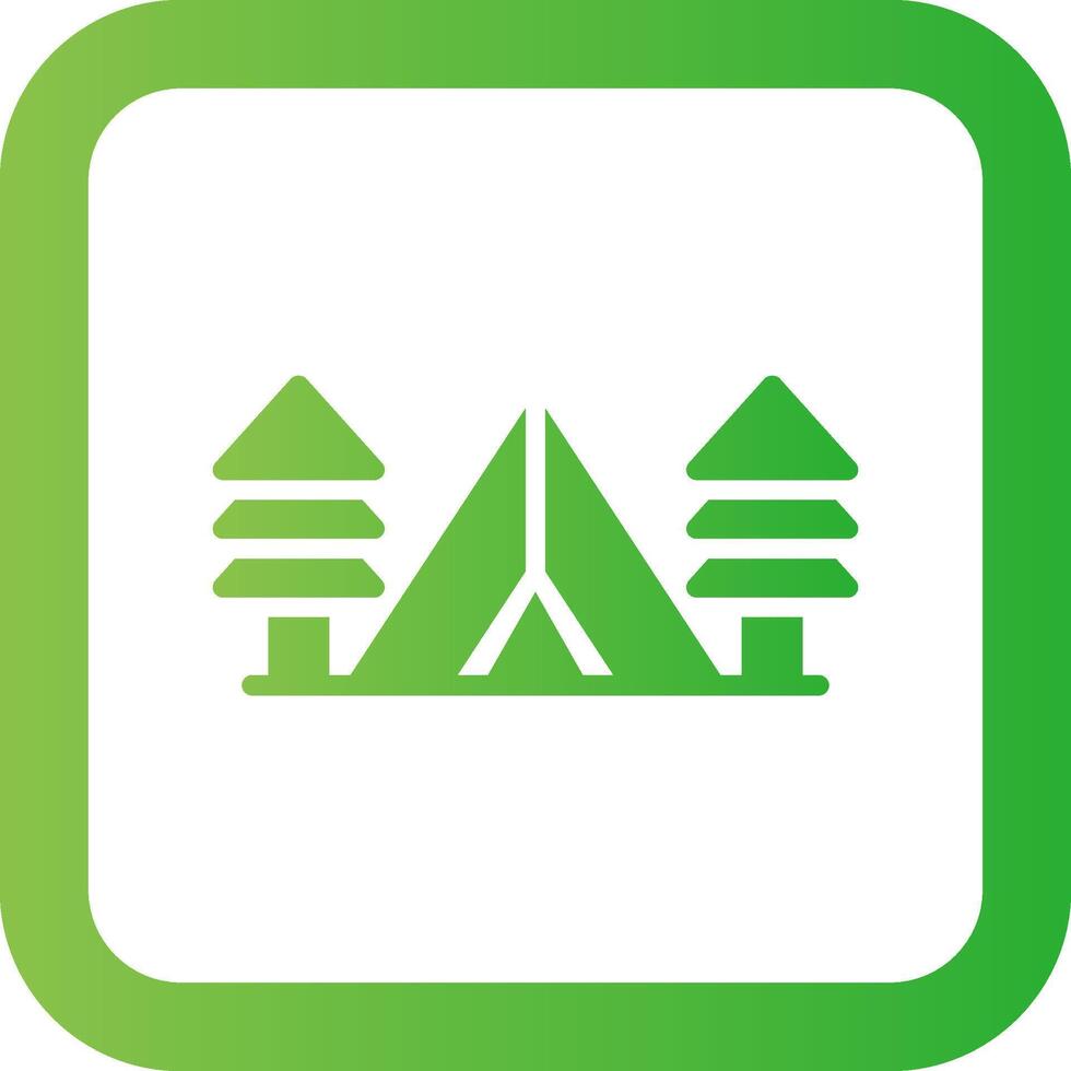 Tent Creative Icon Design vector