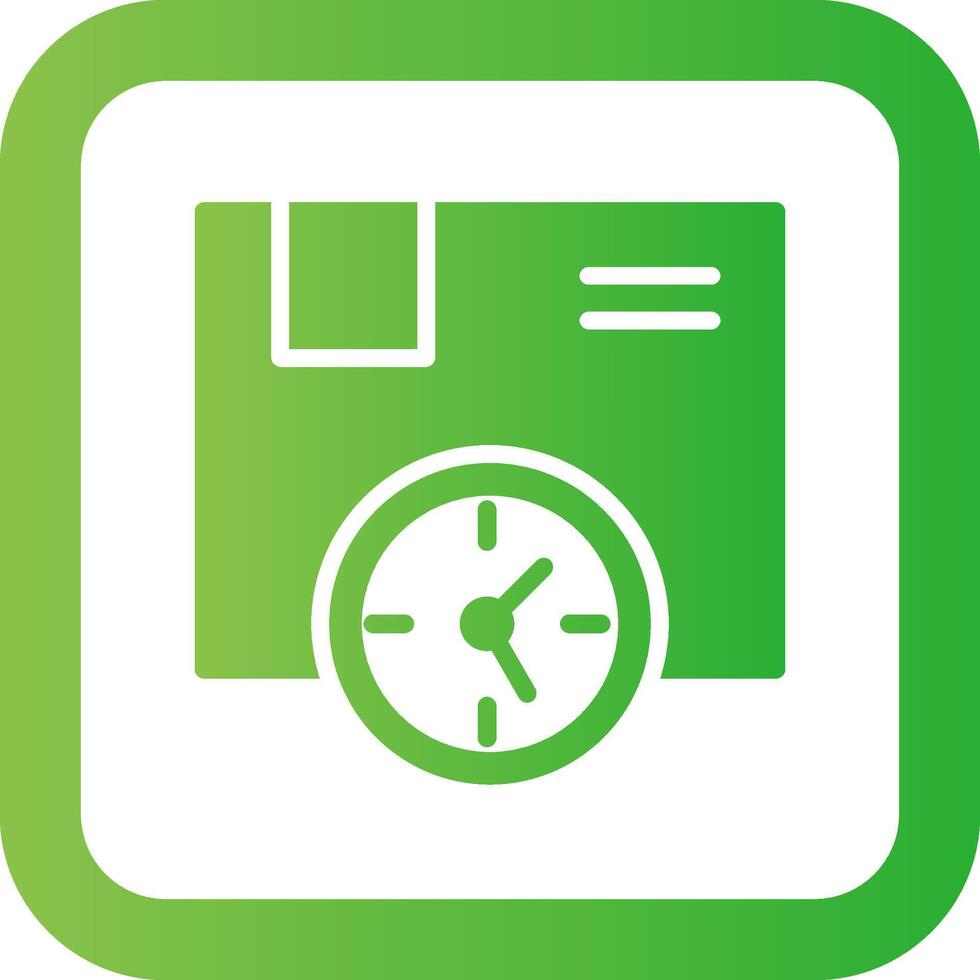 Delivery Time Creative Icon Design vector