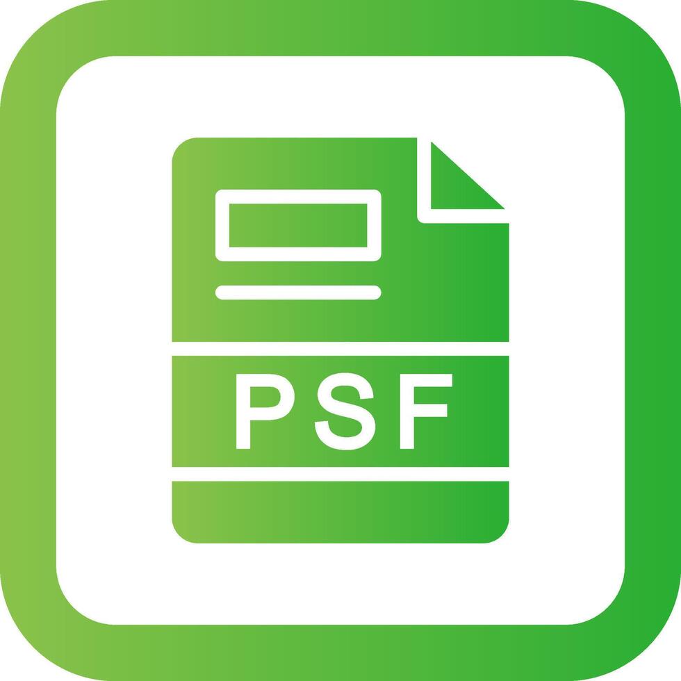 PSF Creative Icon Design vector