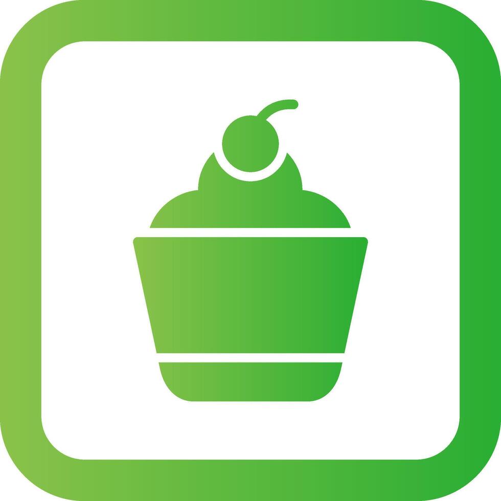 Cupcake Creative Icon Design vector