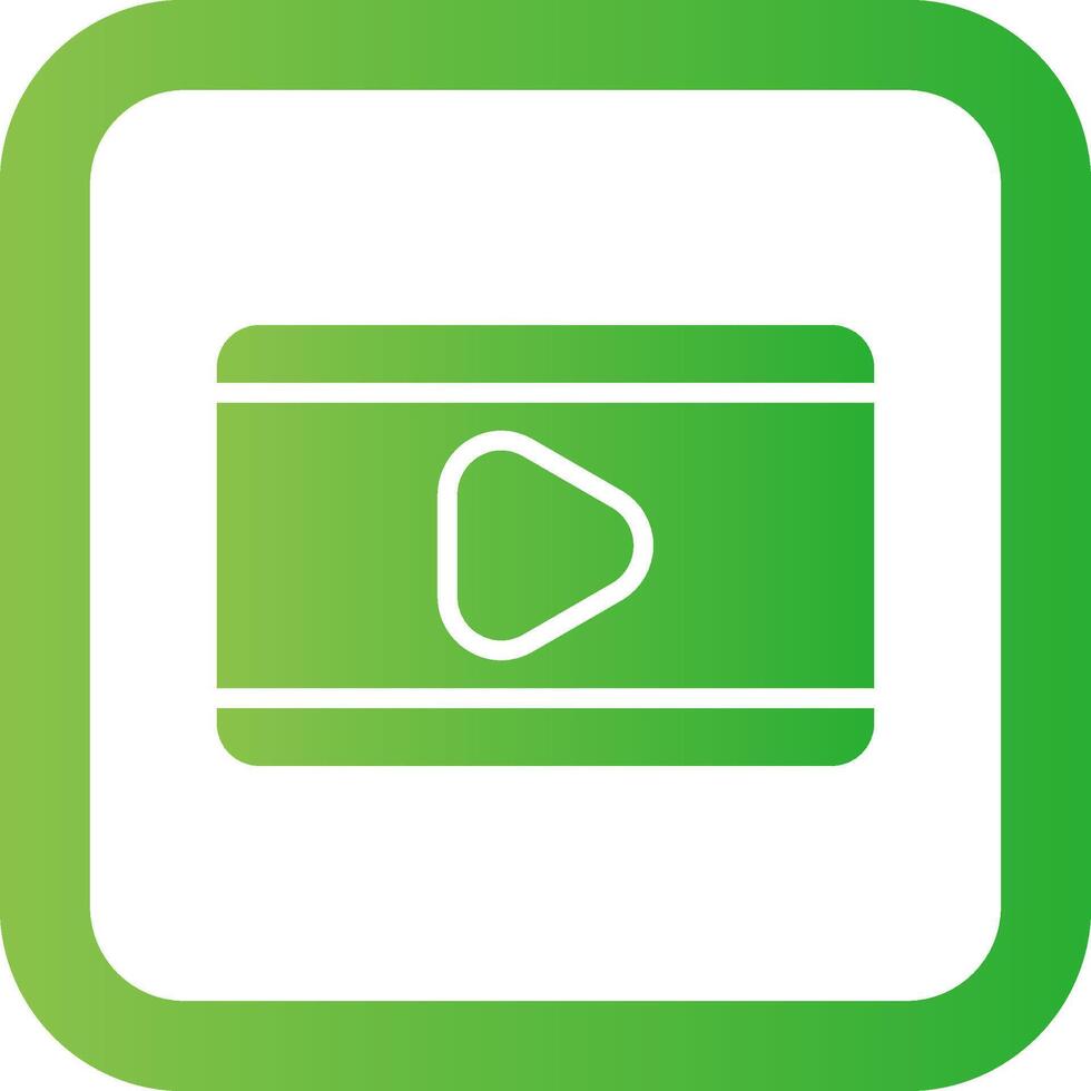 Video Play Creative Icon Design vector